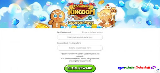 Coupon Code Cookie Run Kingdom 2022 Terbaru