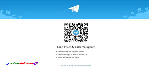 Login Telegram Web dengan QR Code