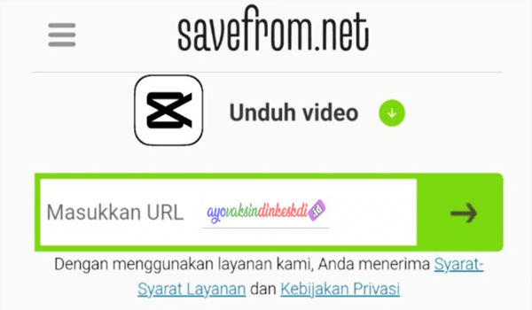 Savefrom Net CapCut Tanpa Watermark