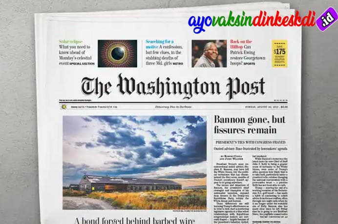 6 Desember 1877 Washington Post Pertama Kali Terbit