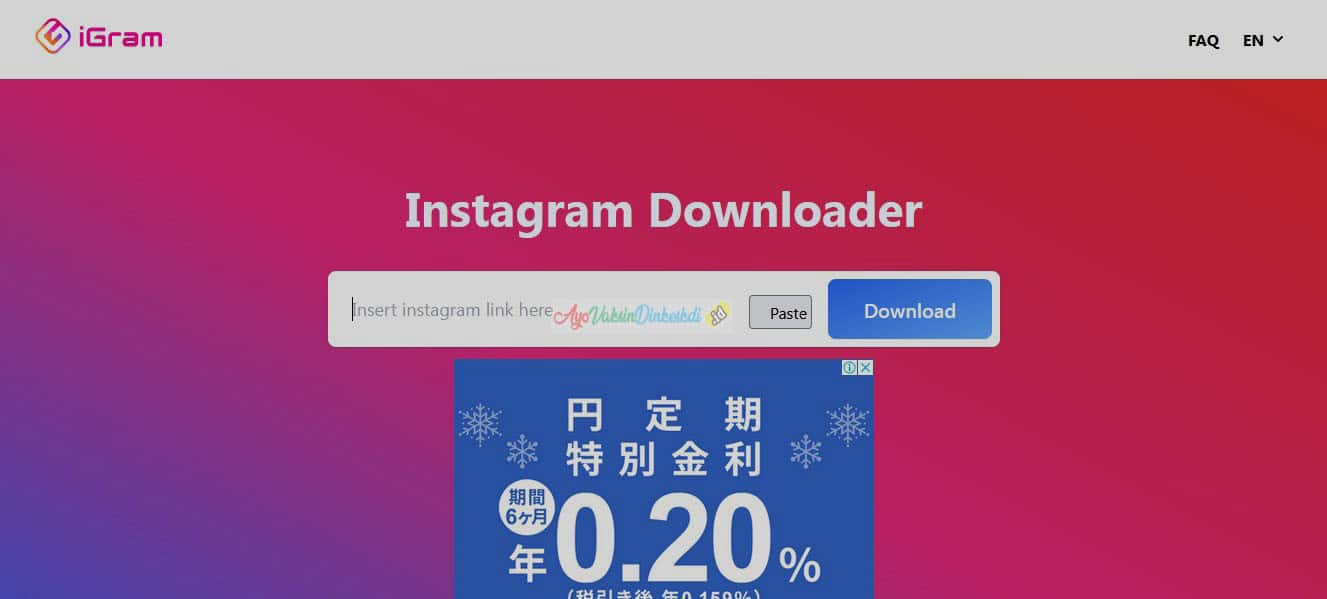 Download Video Instagram Link Melalui iGram