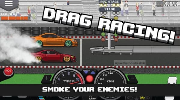 gameplay-pixel-car -racer
