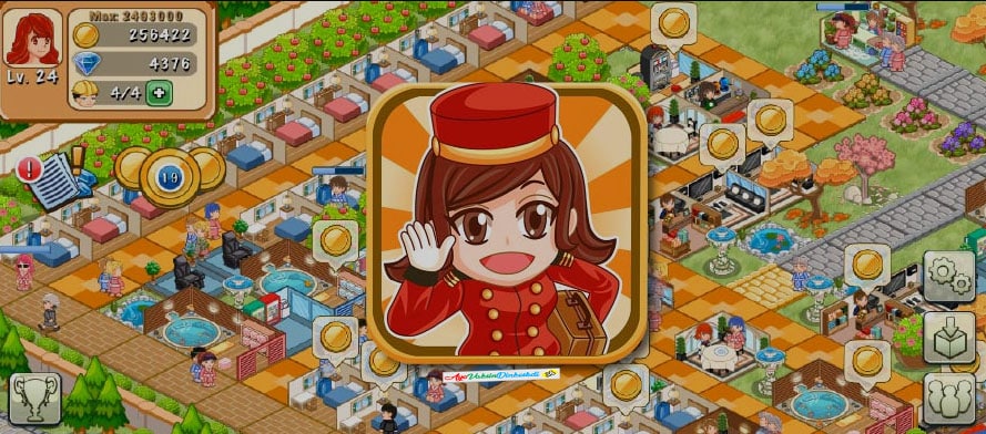 Begini Tips Mainkan Game Hotel Story Mod Apk Unlimited Money