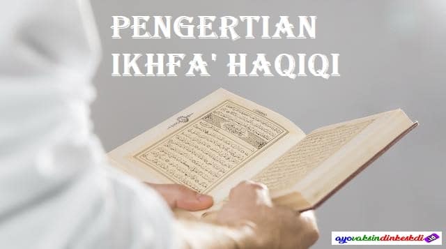 Definisi Ikhfa' Haqiqi