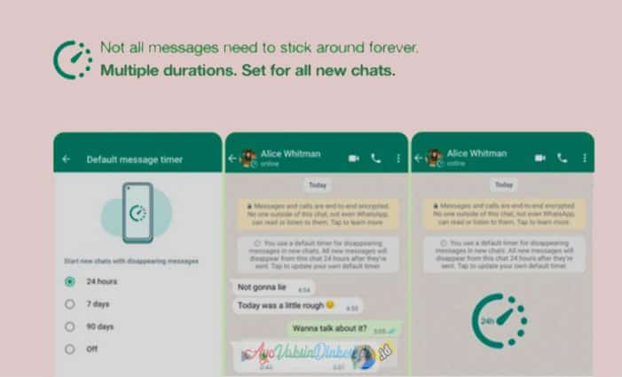 Tutorial Menggunakan Fitur Terbaru Disappearing Message WhatsApp