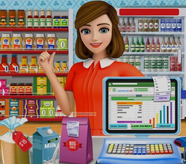 Supermarket Cashier Simulator Mod Apk