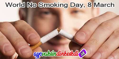 8 Maret Memperingati Hari Tanpa Merokok Sedunia
