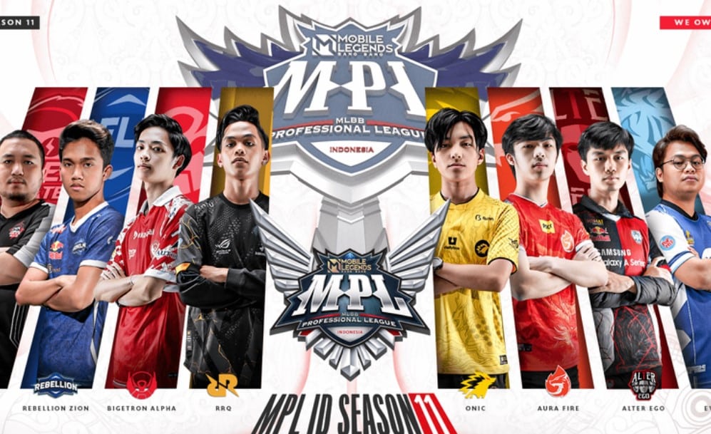 List Daftar Tim E-sports di MPL ID Season 11