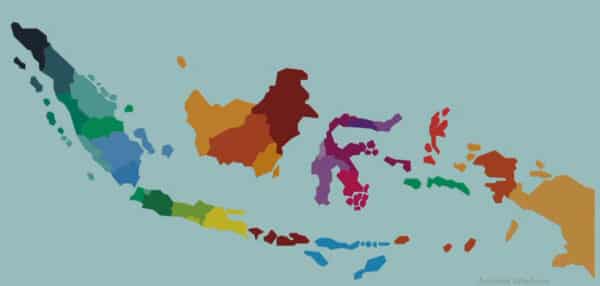 peta negara Indonesia