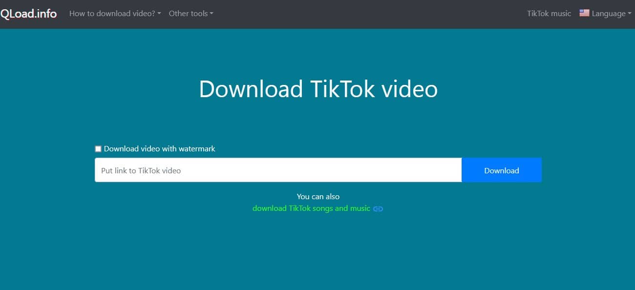 Cara Download Audio TikTok Lite Menggunakan Qload.info
